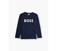 Boss Boys Vy Kids Branded-print Long-sleeved Cotton-jersey T-shirt 4-16 Years 8