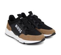 BOSS Boys WS24 Black & Beige Trainers-39