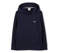 BOSS Boys Zip Through Hoodie, Navy, Size 6 Years Navy