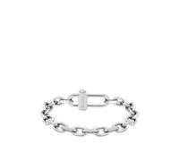 BOSS Braided bracelet with a magnetic logo clasp - Style VENTOUX, HB1580860 Silver tone pcs.