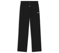 BOSS Branded-cord Pyjama Bottoms In Stretch Cotton Black