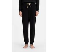 BOSS Women's CP Stripe_Pants Cuff Loungewear, Black1, XS