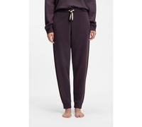 BOSS Branded cuffed bottoms in a cotton blend - Style CP Stripe_Pants Cuff, 50524759 Dark Purple XS