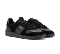 Boss Brandon Suede/Leather Mens Black Trainers - Size UK 8