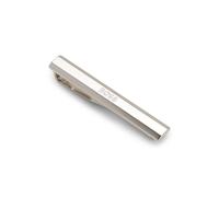 BOSS Brass tie bar with engraved logo - Style B-LOGO-TIE, 50495129 Silver tone pcs.