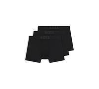 BOSS Breathable boxer briefs in quick-drying microfibre - Style BoxerBr 3P Active, 50517814 Black XXL