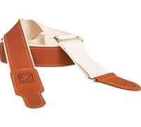 BOSS Bsh-20-Nat Leather/Cotton Hybrid Instrument Strap, Brown/Natural Hybrid Instrument Strap - 2-Inch/5Cm Width