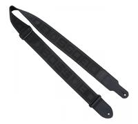 Boss BSM-20-BB Monogram Guitar Strap Black Logo on Black