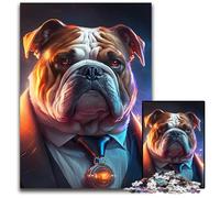 Boss Bulldog Puzzles for 1000 Piece Jigsaw Puzzles Brain Challenge Gift, Educational Activity for Teenagers 50x75CM/19.68x29.52inch
