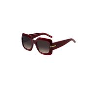 BOSS Burgundy-acetate sunglasses with gold-tone hinges - Style BOSS 1730/SLHF54HA, 58138173 Red pcs.