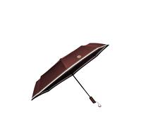 BOSS Burgundy pocket umbrella with Double B and signature stripes - Style Pocket umbrella Varsity Burgundy, 58837095 Dark Red pcs.