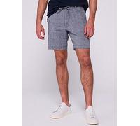 BOSS Regular-fit shorts in a linen blend with drawcord - Style C-Kane-RDS-Shorts, 50538016 Grey 36R