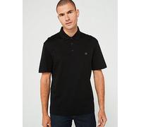 BOSS C-Parris 01 Regular Fit Nikel Bb Logo Cotton Polo Shirt - Black, Black, Size 2Xl, Men Black