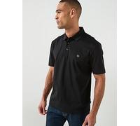 BOSS C-Parris Regular Fit Nickel Logo Polo Shirt, Black, Size L, Men Black