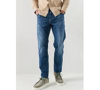BOSS C-ReMaine Relaxed Fit Cotton Stretch Jeans, Light Wash, Size 38, Inside Leg Regular, Men Light Wash