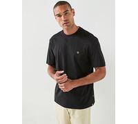 BOSS C-Taut 01 Regular Fit Nickel Logo T-Shirt, Black, Size L, Men Black