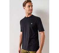 BOSS C-Taut 01 Regular Fit Nickel Logo T-Shirt, Black, Size M, Men Black