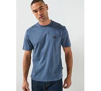 BOSS C-Taut 01 Regular Fit Nickel Logo T-Shirt, Blue, Size 2Xl, Men Blue