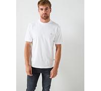 BOSS C-Taut 01 Regular Fit Nikel Logo T-Shirt, White, Size 2Xl, Men White
