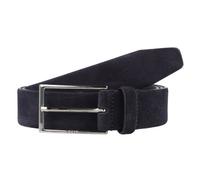 Boss Calindo Belt Genuine Leather 115 cm blue