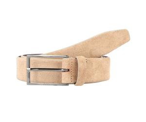 Boss Calindo belt leather 105 cm beige