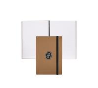 BOSS Camel A5 notebook with Double B monogram - Style Notebook A5 Varsity Camel Lined, 58818609 Brown pcs.
