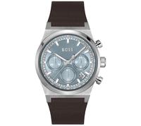 BOSS Candor Chrono 1514219 - Unisex - 41 mm - Analogue - Quartz - Mineral Glass Silver 41 mm