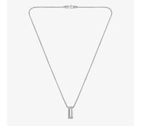 BOSS Candor Men's Stainless Steel 24" Rectangle Pendant Necklace