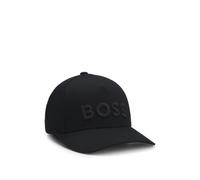 BOSS Cap Aus Baumwoll-Twill Mit Logo-Stickerei Black