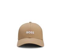 BOSS Cap Aus Baumwoll-Twill Mit Logo-Stickerei Beige
