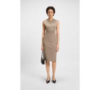 BOSS Cap-sleeve dress in stretch fabric - Style Dulisa, 50541987 Beige 16