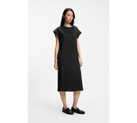 BOSS Cap-sleeve jersey dress with logo detail - Style C_Edress_5, 50540442 Black S