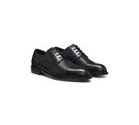 BOSS Cap-toe Derby shoes in leather - Style Tayil_Derb_tcbupf, 50563116 Black 9