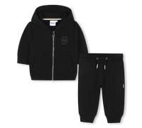Boss - Cardigan And Pants Set - Black - Boy - 9 Months