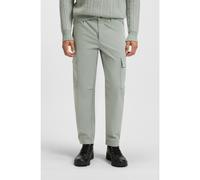 BOSS Cargo trousers in stretch-cotton satin - Style Sisla-9-Cargo, 50544866 Light Green 36/30