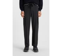 BOSS Cargo trousers with pintuck pleats - Style TR_Mirror Cargo, 50544232 Dark Blue 36R