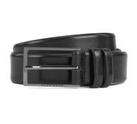 HUGO BOSS VEGETABLE-TANNED LEATHER BELT WITH GUNMETAL HARDWARE RRP £ 119.00