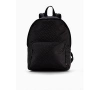 BOSS Catch 30 Monogram Backpack - Black, Black, Men Black