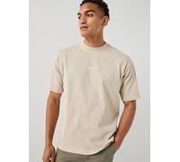 BOSS Central Tonal Logo T-Shirt, Light Beige, Size M, Men Light Beige