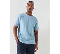 BOSS Centre Logo T-Shirt, Light Blue, Size M, Men Light Blue