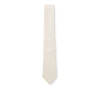 BOSS Checked tie in Italian-made linen and silk - Style L-TIE CM 7,5 - 223, 50561349 Beige pcs.