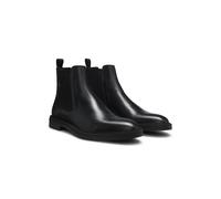 BOSS Chelsea boots in polished leather with signature stitching - Style Calev_Cheb_ltfb, 50552527 Black 5