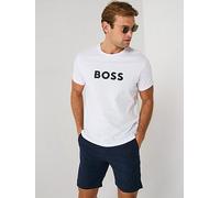 BOSS Chest Logo Crew Neck T-Shirt - White, White, Size Xl, Men White