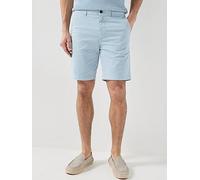 BOSS Chino Slim Fit Shorts, Light Blue, Size 36, Men Light Blue