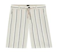 Boss Chino ST 2 Striped Linen Shorts - Grey Beige - 30