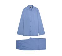 Boss Chris Logo-embroidered Woven Pyjama set - Blue - L