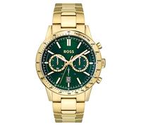 BOSS Gold-toned chronograph watch with green dial - Style ALLURE, 58108783 Assorted-Pre-Pack pcs.