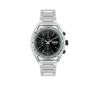 BOSS Chronograph Quartz Watch for Men Center Court Collection with Leather Strap or Stainless Steel Bracelets