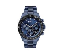 BOSS Chronograph Quartz Watch for Men HERO Collection with Blue Stainless Steel Bracelet - 1513758