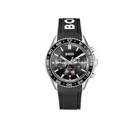 BOSS Silicone-strap chronograph watch with black dial - Style RUNNER, 58137096 Black pcs.
